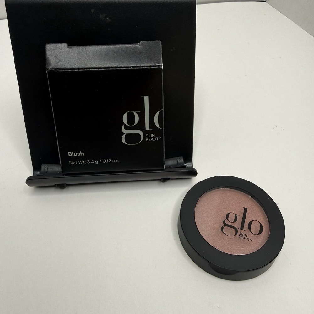 Glo Skin Beauty Blush Spice Berry 3.4g 0.12oz New In Box Pressed Powder Shimmer